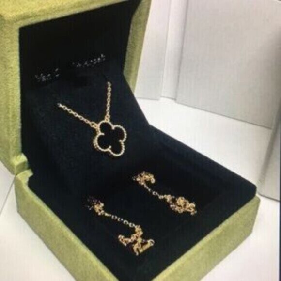 Van Cleef & Arpels 18K gold onyx necklace - Picture 2 of 8